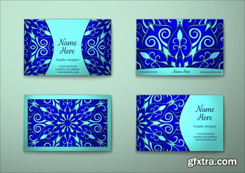 Vector image flyer banner brochure business card 24-25 EPS