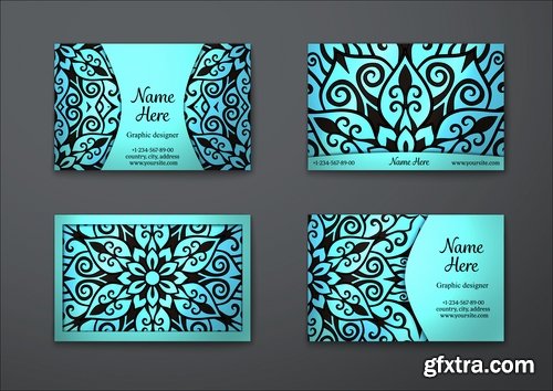 Vector image flyer banner brochure business card 24-25 EPS