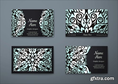 Vector image flyer banner brochure business card 24-25 EPS