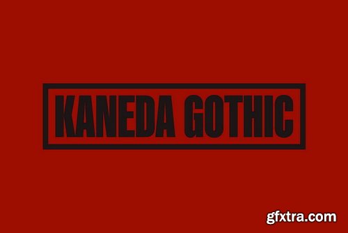 Kaneda Gothic Font Family