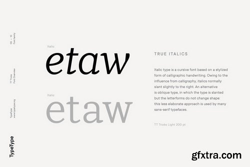 TT Tricks Font Family