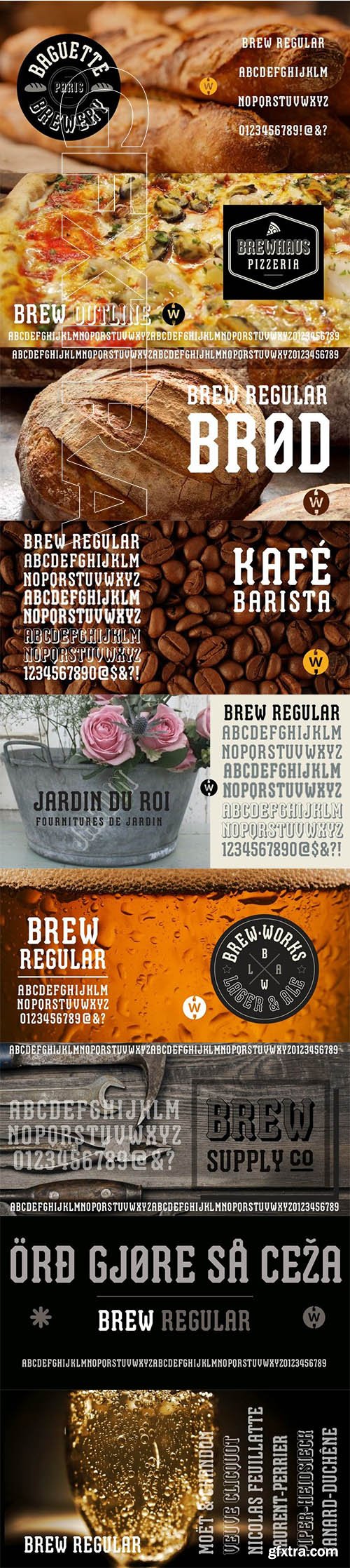 Brew font family