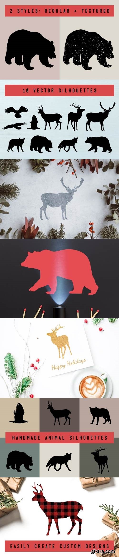 Handmade Animal Silhouettes