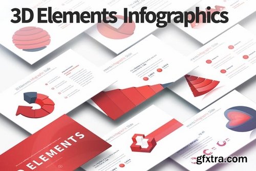 3D Elements - PowerPoint Infographics Slides