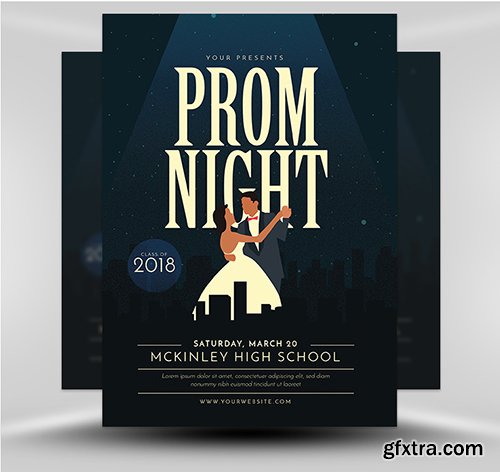 Prom Night Flyer Template v4