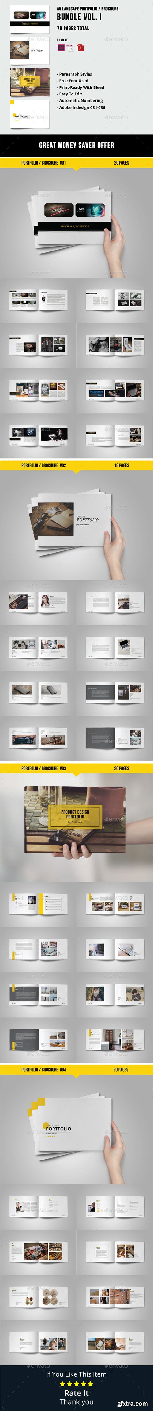 A5 Lanscape Portfolio / Brochure Bundle 21710749