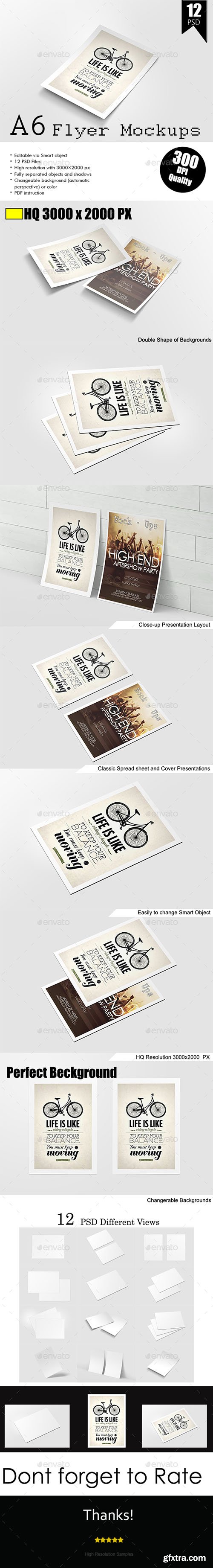 A6 Flyer / Poster Mock-Up 21710269