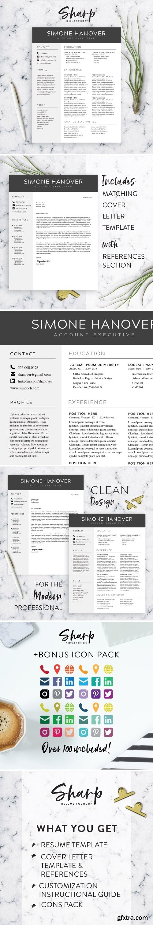 CM - Modern Resume Template for Word 2160526