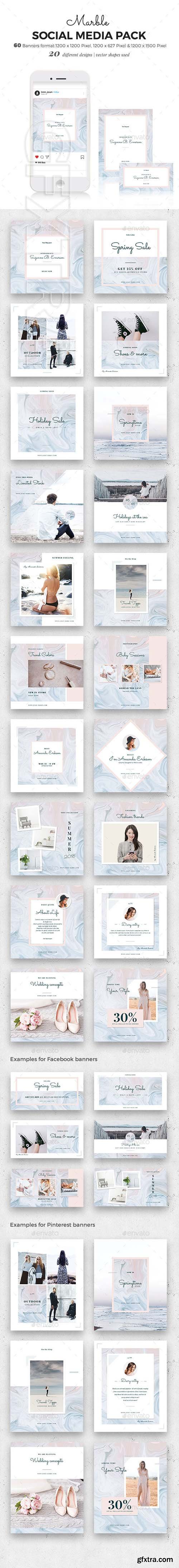 GraphicRiver - Marble Social Media Pack 21639670