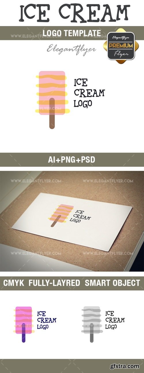 Ice Cream – Premium Logo Template