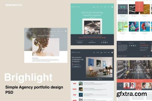 Brightlight agency / portfolio PSD