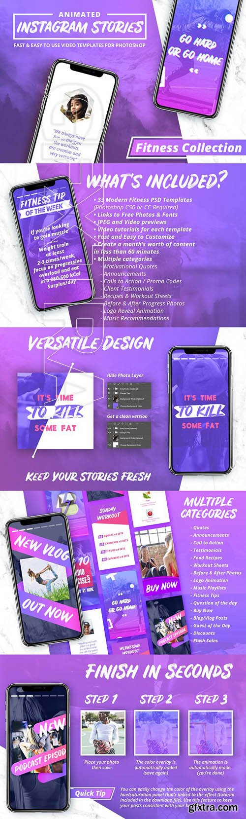 CreativeMarket - ANIMATED - Modern Instagram Stories 2419706