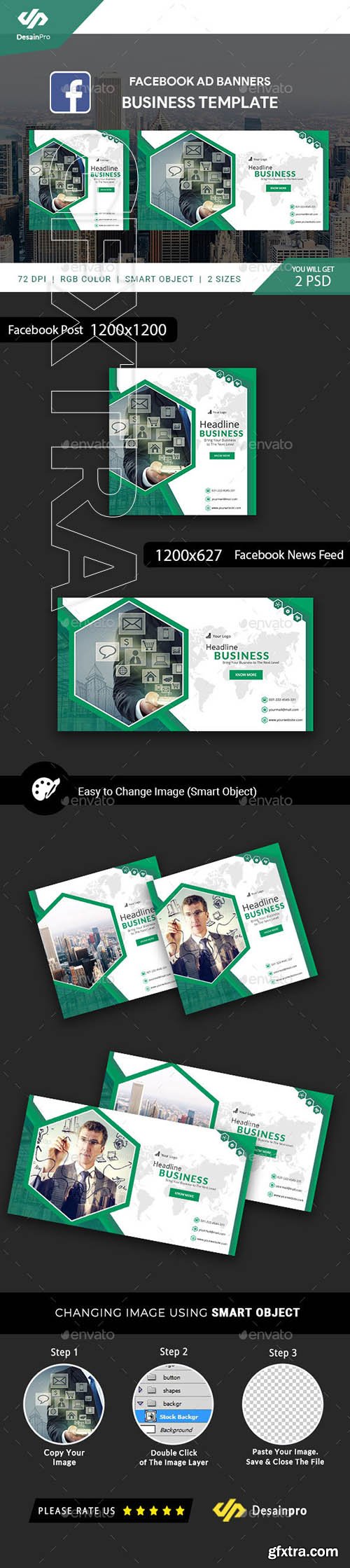 GraphicRiver - Business Solutions Facebook Ad Banners - AR 21666321