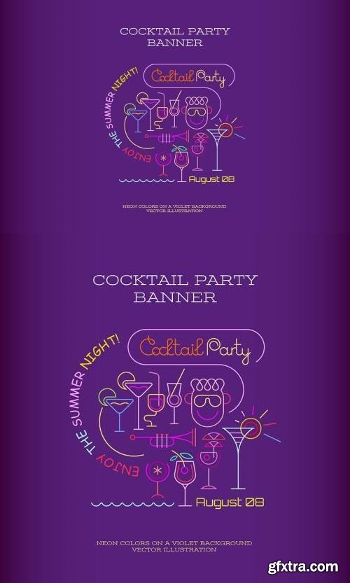 Cocktail Party banner design