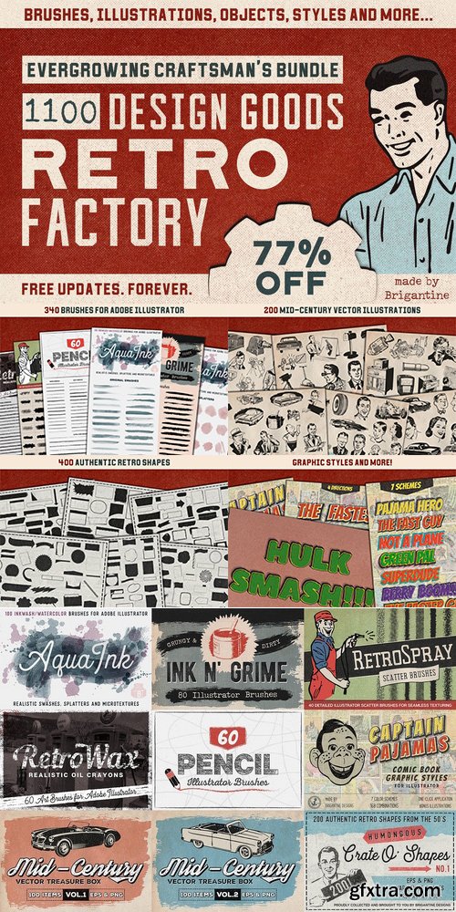 CM - Retro Factory Bundle 2265474