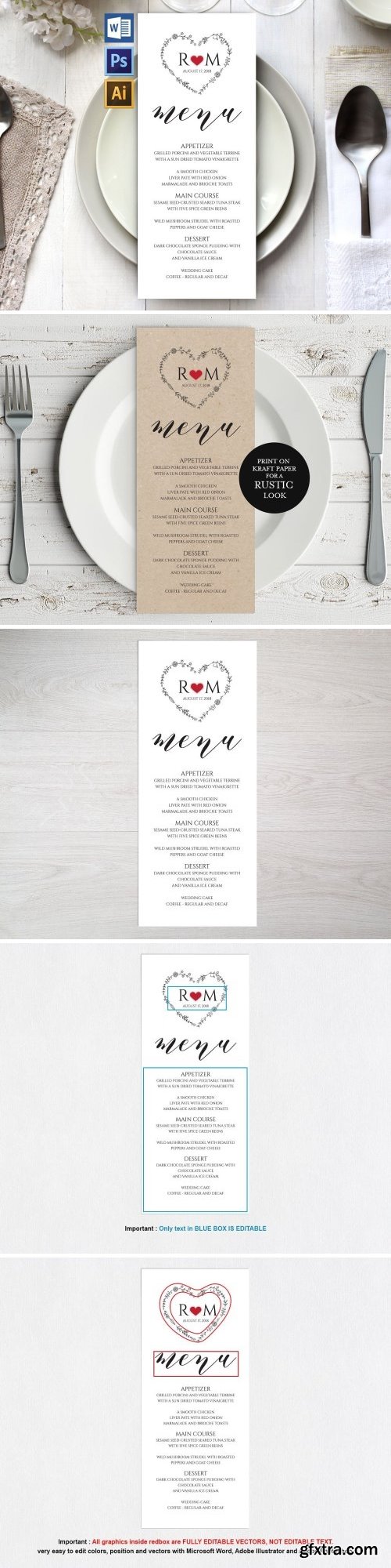 CM - Wedding Menu Template Wpc 126 1550247