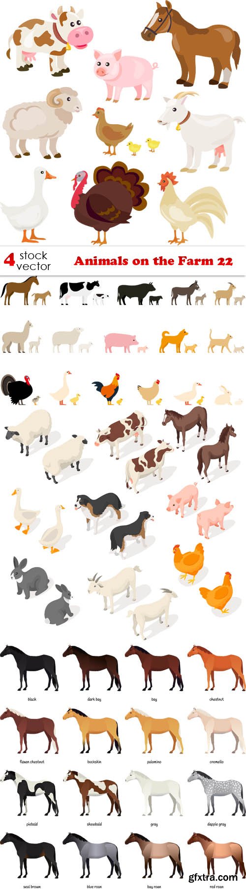 Vectors - Animals on the Farm 22