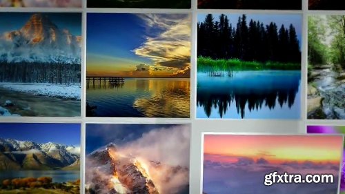 Image Gallery Drop After Effects Template