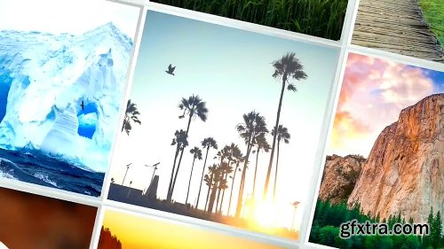 Image Gallery Drop After Effects Template