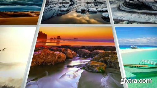 Image Gallery Drop After Effects Template