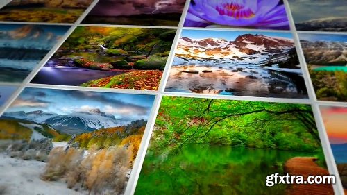 Image Gallery Drop After Effects Template