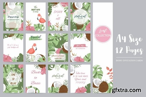 CM - 12 cute natural design cards1# 2380149