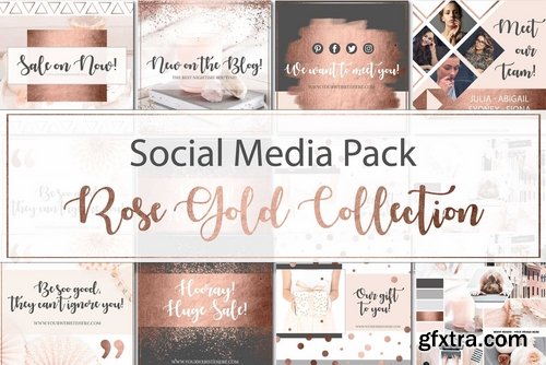 CM - Social Media Rose Gold Collection 2383207