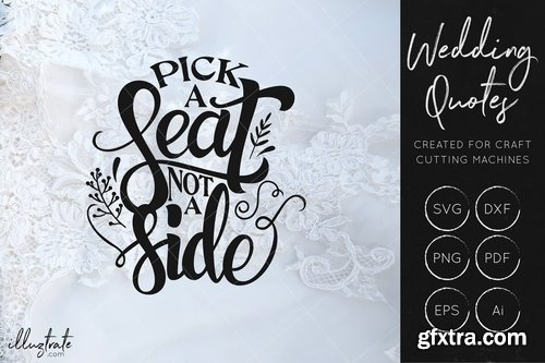 CM - Wedding SVG Cut File Bundle 2353280