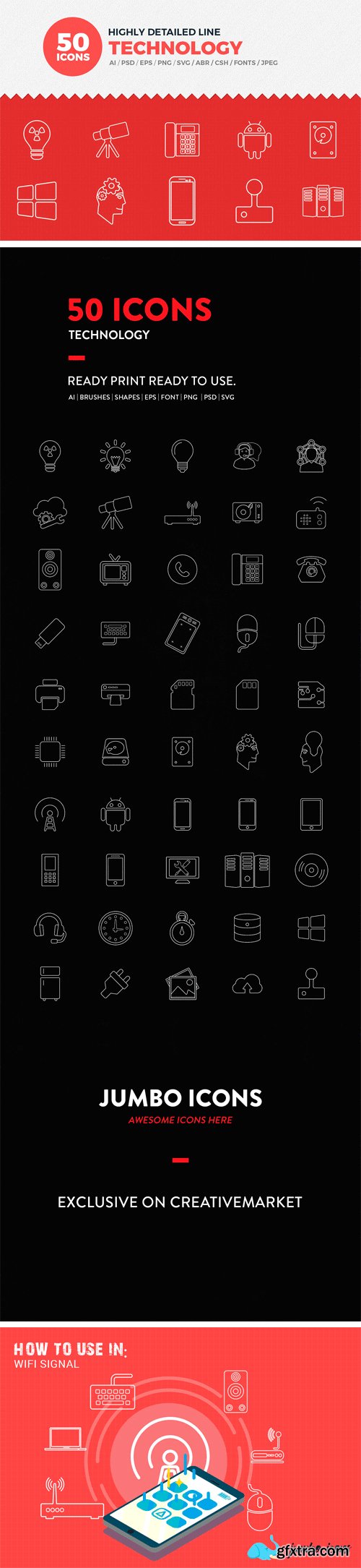 CM - JI-Line Technology Icons Set 2310493