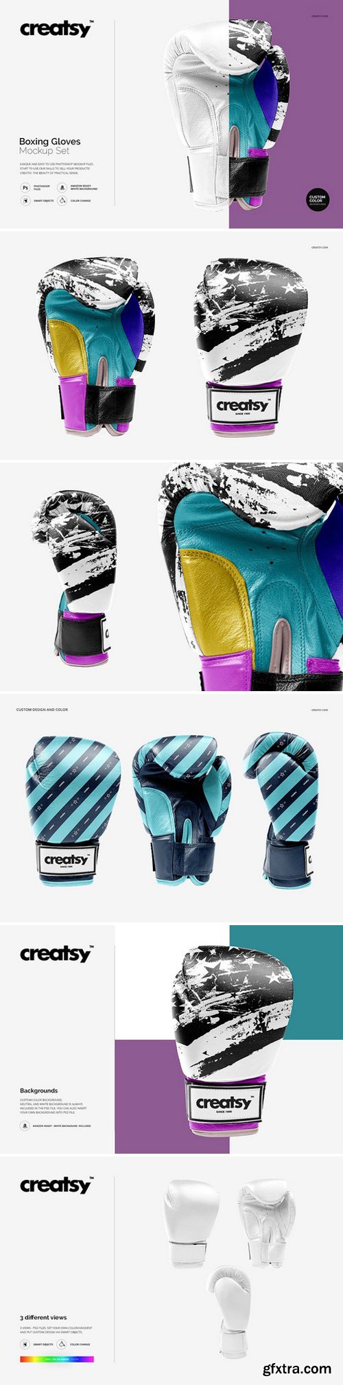 CM - Boxing Gloves Mockup Set 1575569