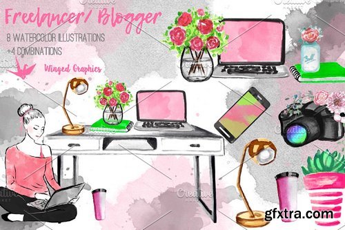 CM - Freelancer / blogger set 2355667