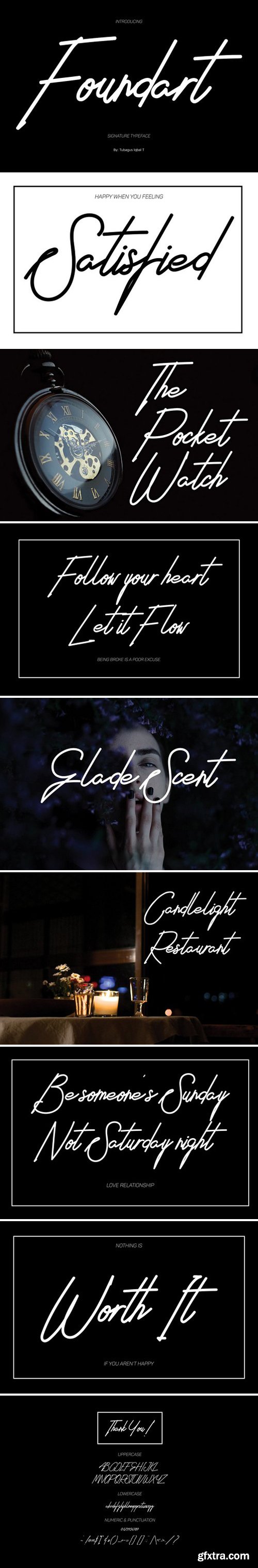 CM - Foundart signature typeface 2346760