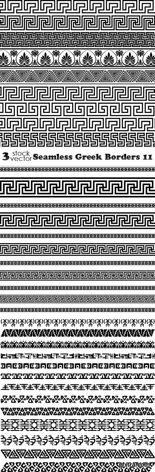 Vectors - Seamless Greek Borders 11