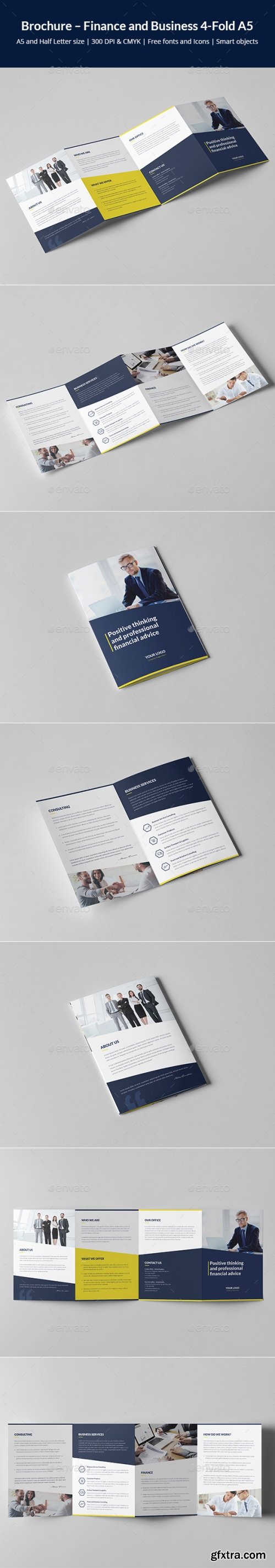 Graphicriver - Brochure – Finance and Business 4-Fold A5 21720711