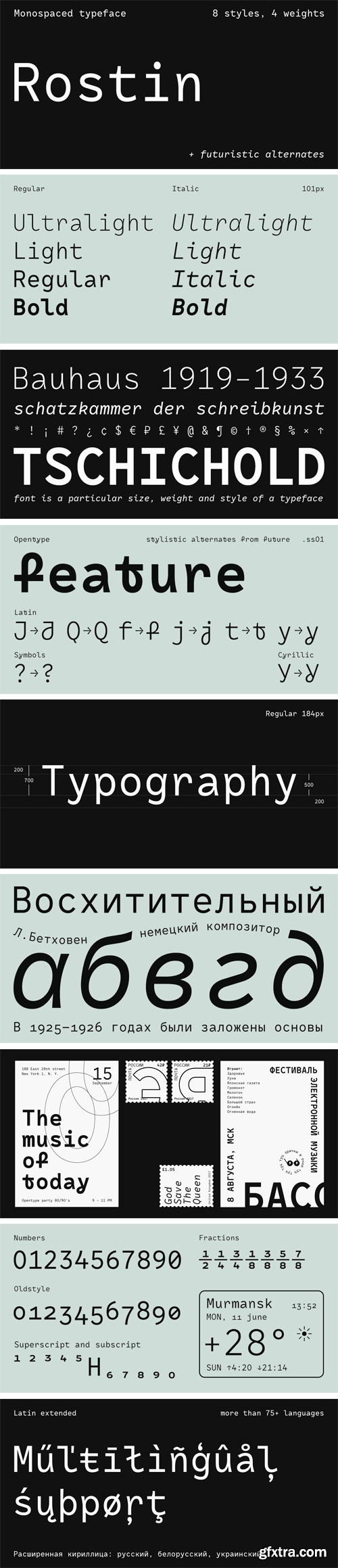 RF Rostin Font Family