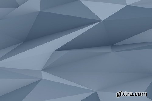 Realistic Slate Gray Polygon Backgrounds