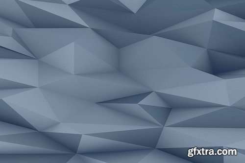 Realistic Slate Gray Polygon Backgrounds