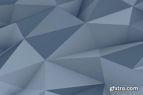 Realistic Slate Gray Polygon Backgrounds