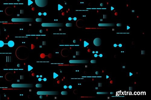 Dynamic Motion Rounded Shapes Backgrounds