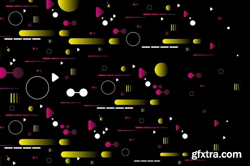 Dynamic Motion Rounded Shapes Backgrounds