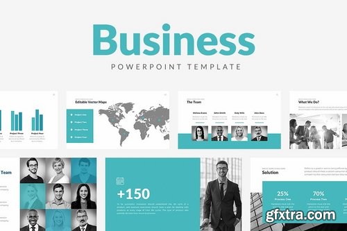 CM - Business PowerPoint Template 2377022