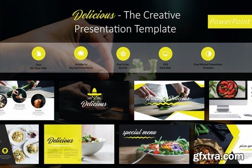 CM - Delicious Food PowerPoint Template 2372402