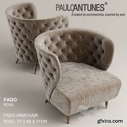 FADO Armchair 3d Model