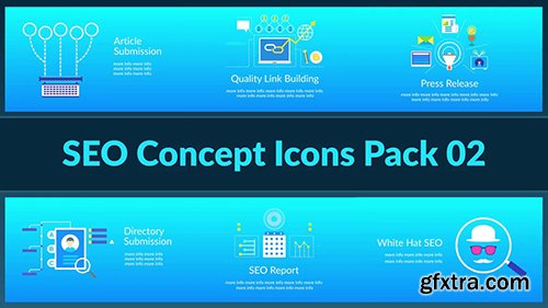 SEO Concept Icons Pack 02 74047