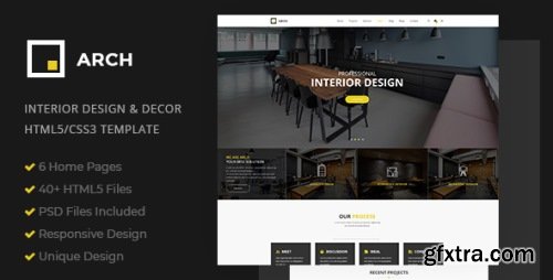 ThemeForest - Arch Decor v1.0 - Interior Design, Architecture and Building Business HTML5 Template - 21382880