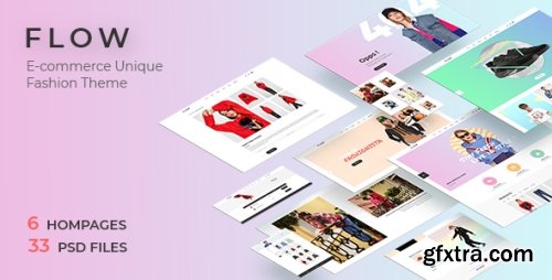 ThemeForest - Flow v1.0 - Clean, Minimal Store PSD Template - 21514115