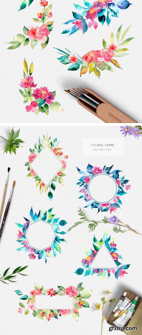 CM - My Garden Flower Graphic Set 2371602