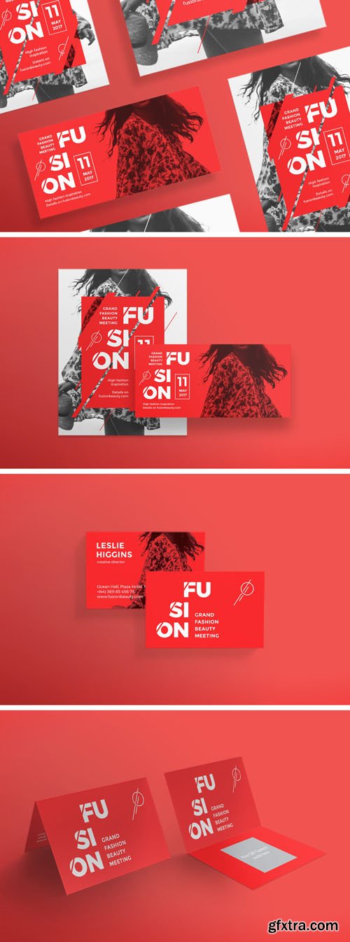 Flashing Red Templates Pack [PSD/EPS]