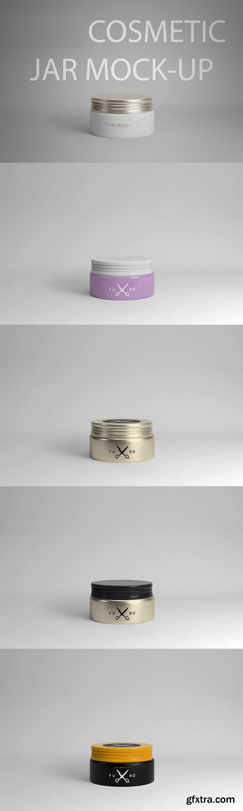 Cosmetic Jar PSD Mockups