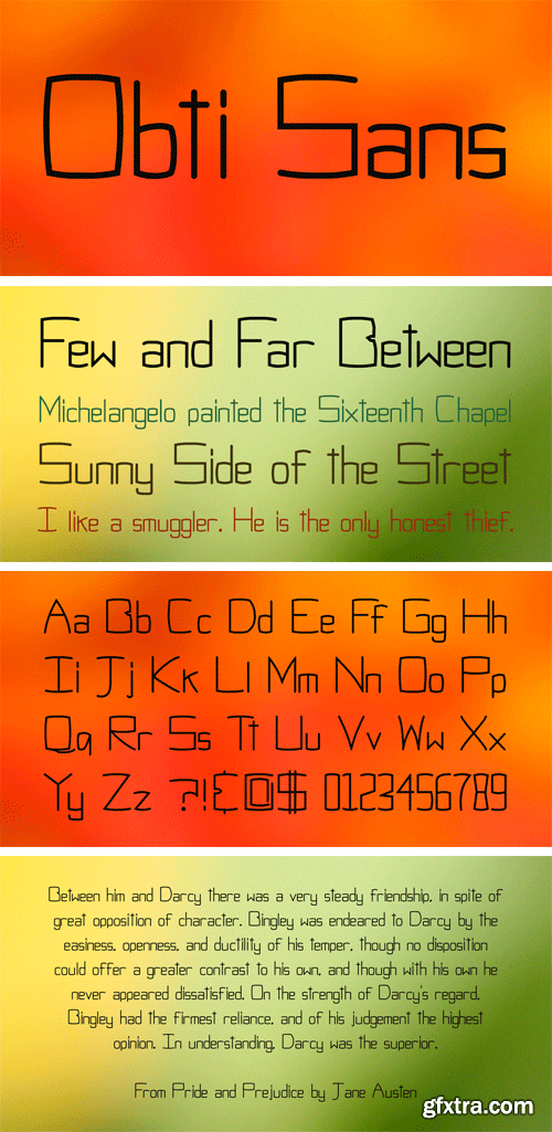 Obti Sans Font